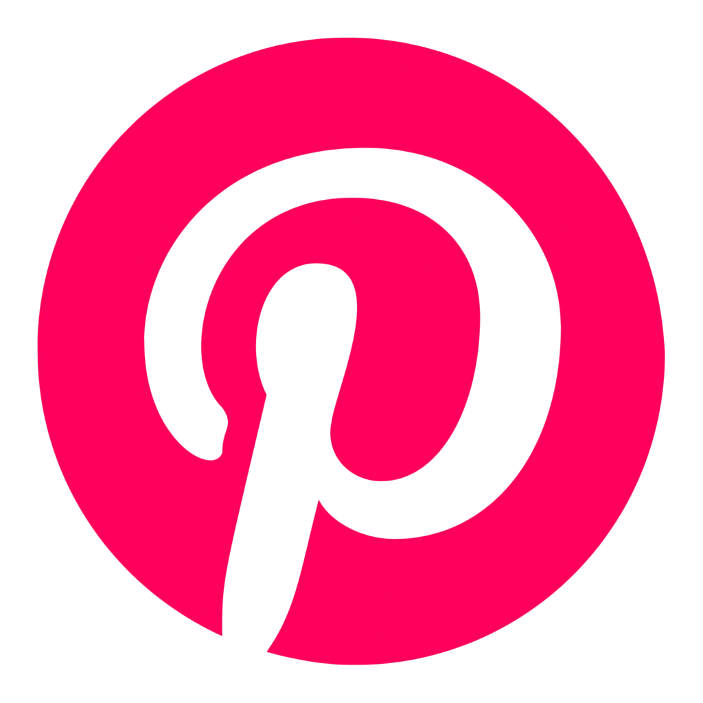 Pinterest logo linking to Kiddos Crayons boards featuring printable Coloring Pages for kids